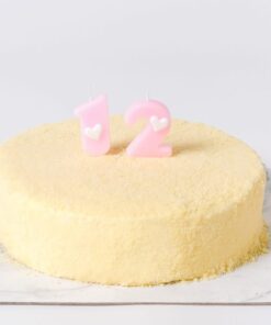 Numerik Birthday Candle Pink