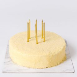 Yellow Gold Birthday Candle