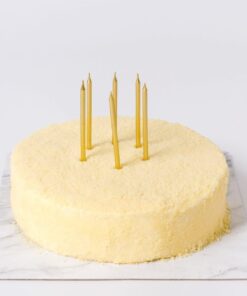 Yellow Gold Birthday Candle