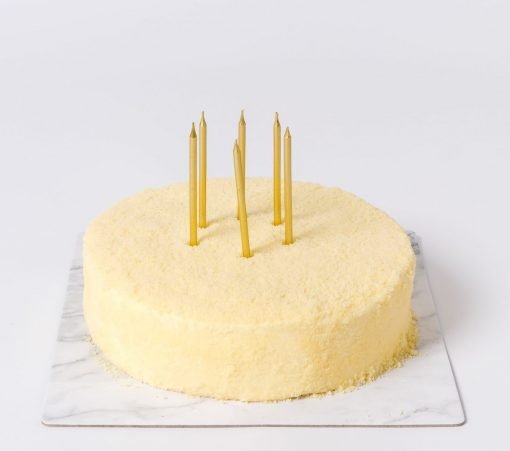 Yellow Gold Birthday Candle