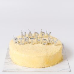 Silver Set Birthday Candle